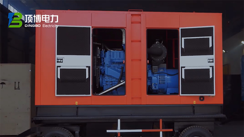 Silent Mobile Trailer Type Diesel Genset 