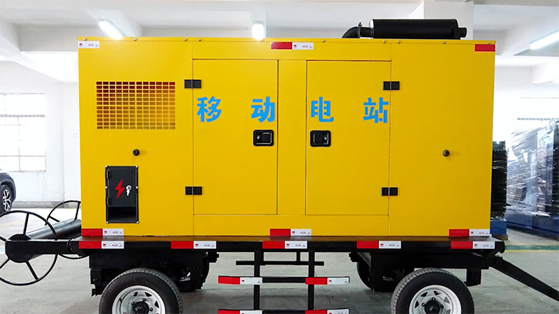 Silent Trailer Mounted Diesel Generator