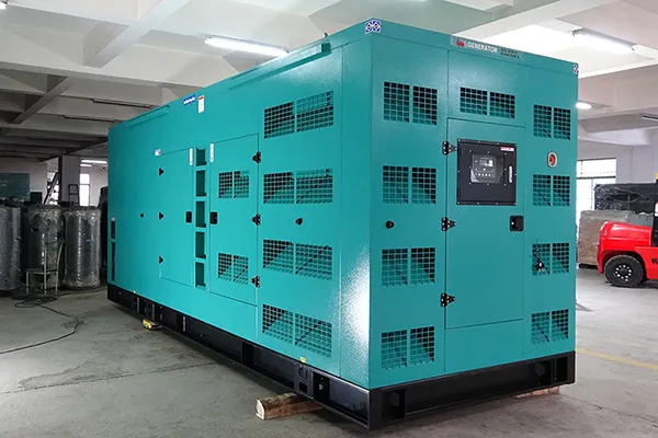 60kW silent Perkins engine series diesel generator sets exported to Africa