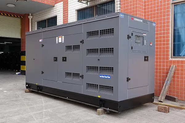 350kW silent Volvo engine series diesel generator sets exported to Turky