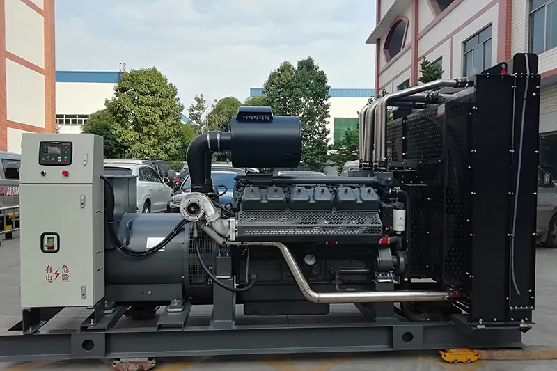 800kW SDEC engine series diesel generator sets exported to the Middle East