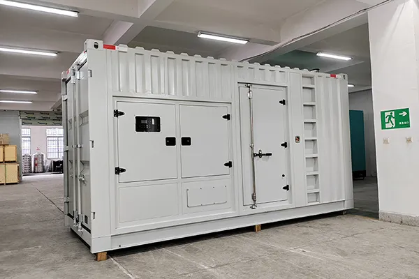 500kW silent containerized Yuchai engine series diesel generator sets exported to Iraq