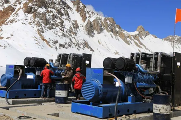 Weichai engine series diesel generator sets in Tibet