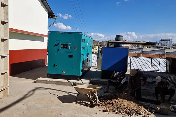 Slient Weichai engine series diesel generator sets exported to Africa
