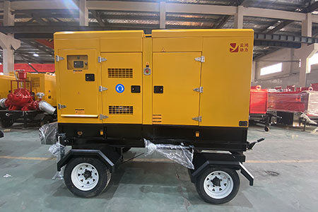 Silent Trailer Mounted Diesel Generator